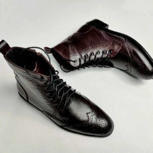 BROGUE BOOTS (PLAIN DEEP CHOCOLATE)