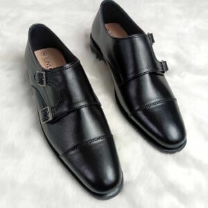 CAPTOE DOUBLE MONK (BLACK PLAIN)