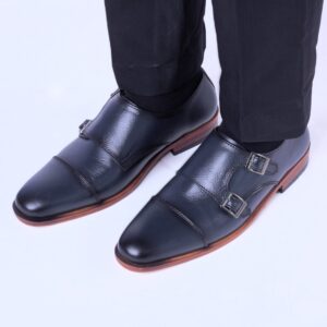 Captoe Double Monk (Pebble Blue)