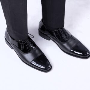 Captoe Oxford (Black Plain+Patent)